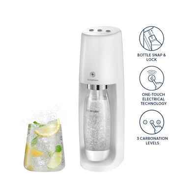 One Touch White Sparkling Water Maker