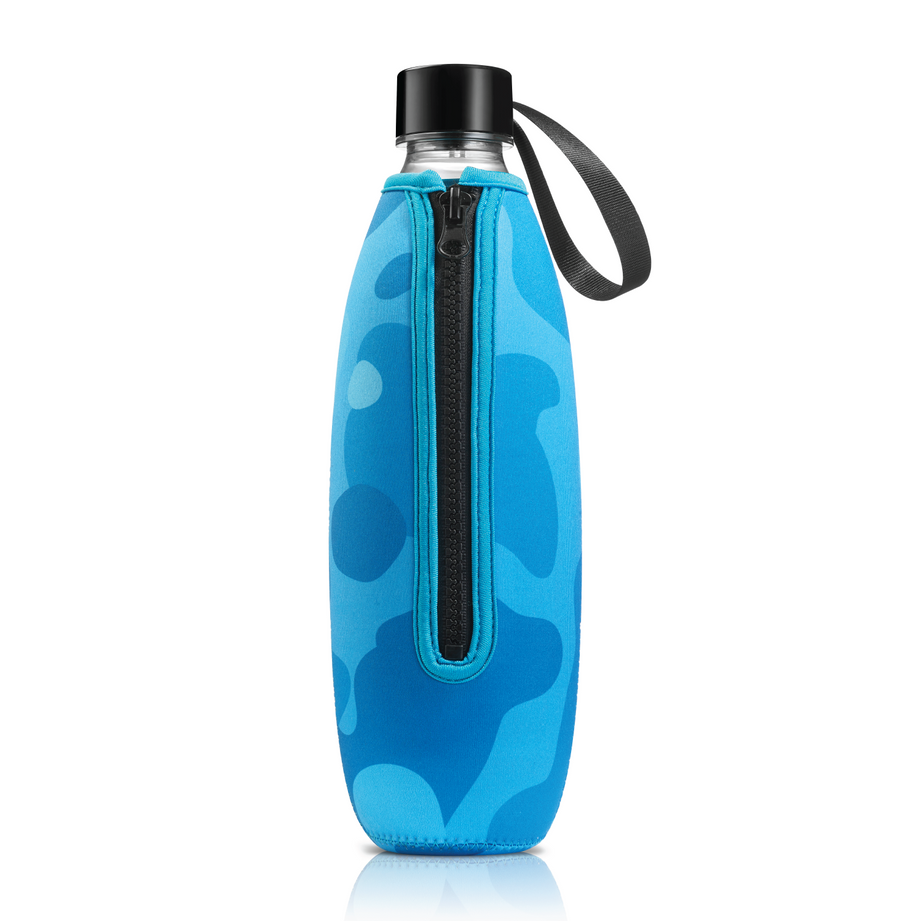 SodaStream Cooler Cover 1L Bottle with Loop - Blue Camo